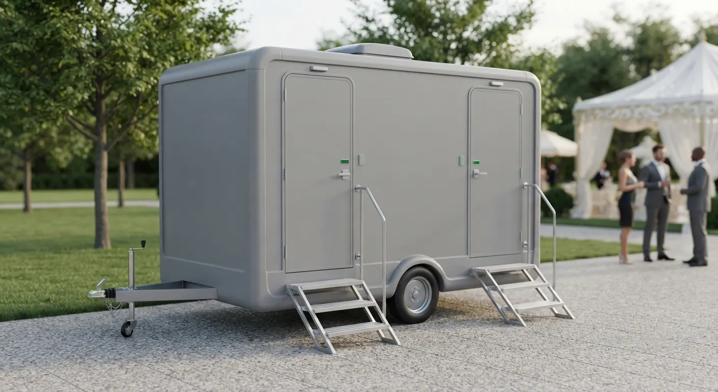 2 Stall Restroom Trailer in Doral, FL
