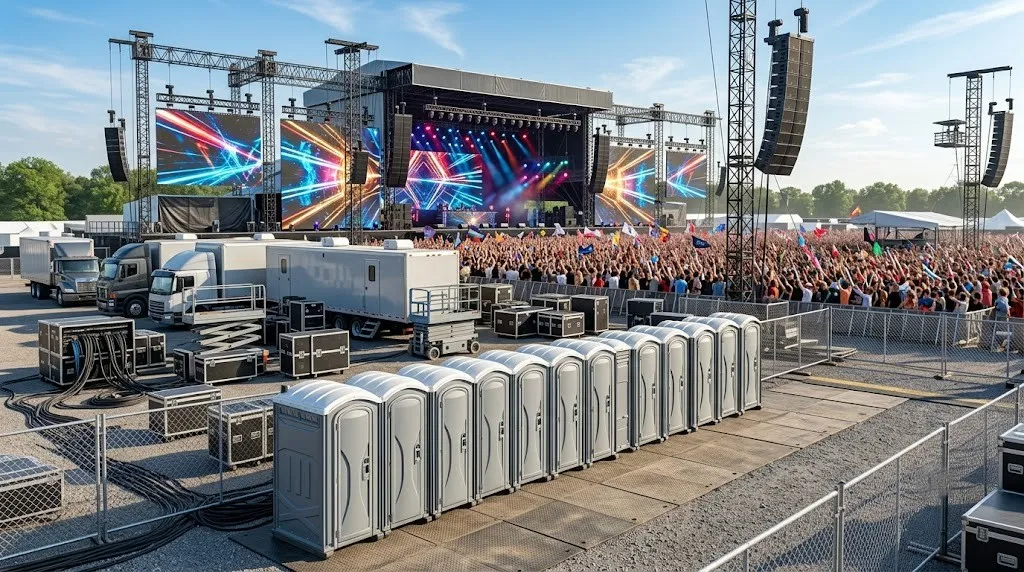 Concert Restroom Rental in Doral, FL
