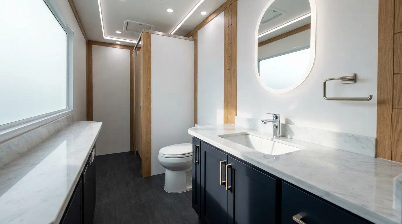Luxury Restroom Trailer in Doral, FL